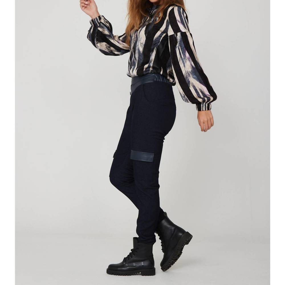 NEW NU DENMARK karen shirt in black mix - Picture 3 of 6